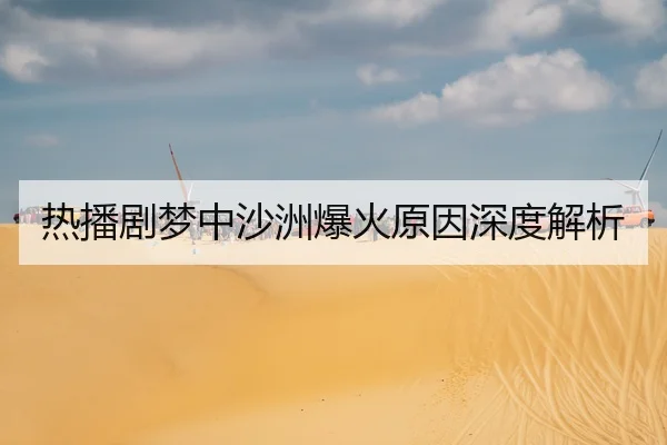 热播剧梦中沙洲爆火原因深度解析